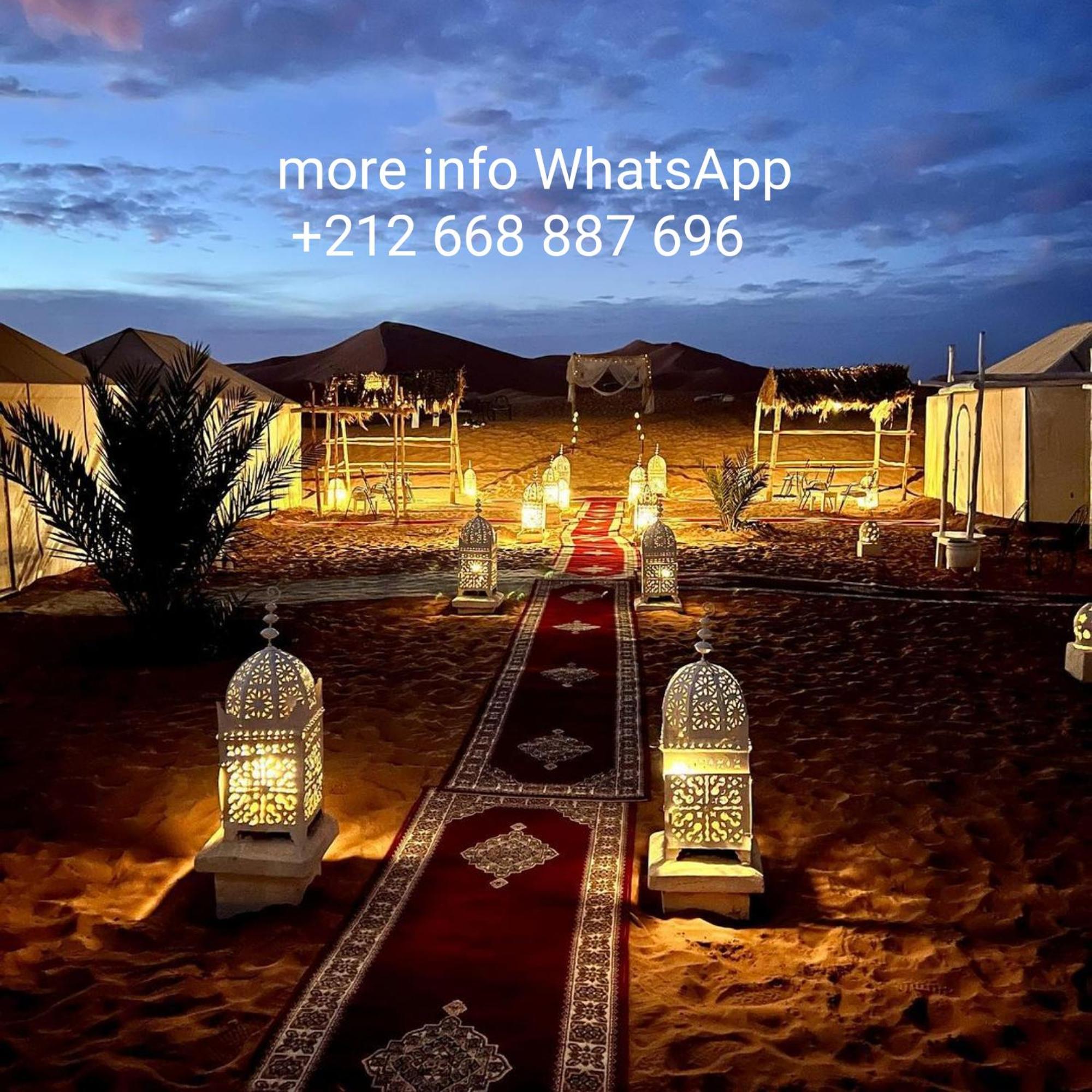 Ahlam Luxury Camp Hotel Merzuga Kültér fotó